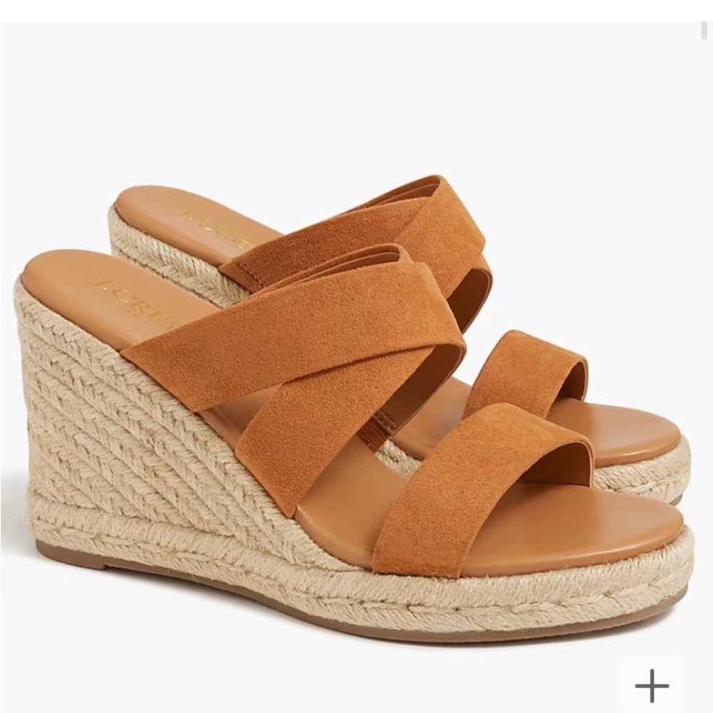 J. Crew Women's Brown Wedge Sandals